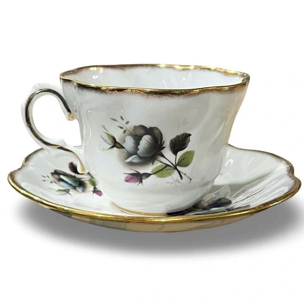 Rosina Bone China Floral Tea Cup and Saucer
